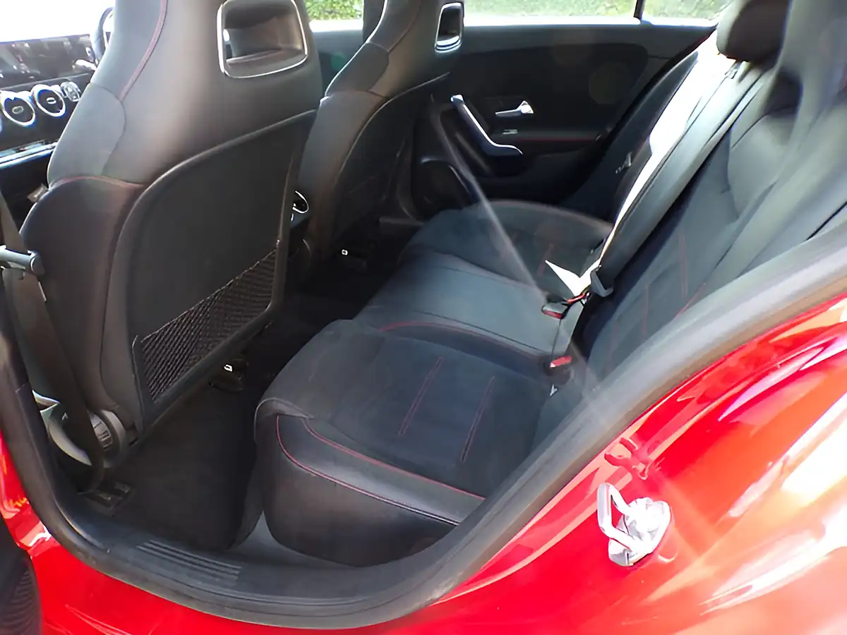 Used 2018 Mercedes-Benz a Class AMG Line Executive Red - Interior and Exterior details 11