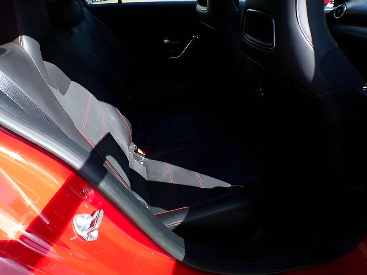 Used 2018 Mercedes-Benz a Class AMG Line Executive Red - Interior and Exterior details 14