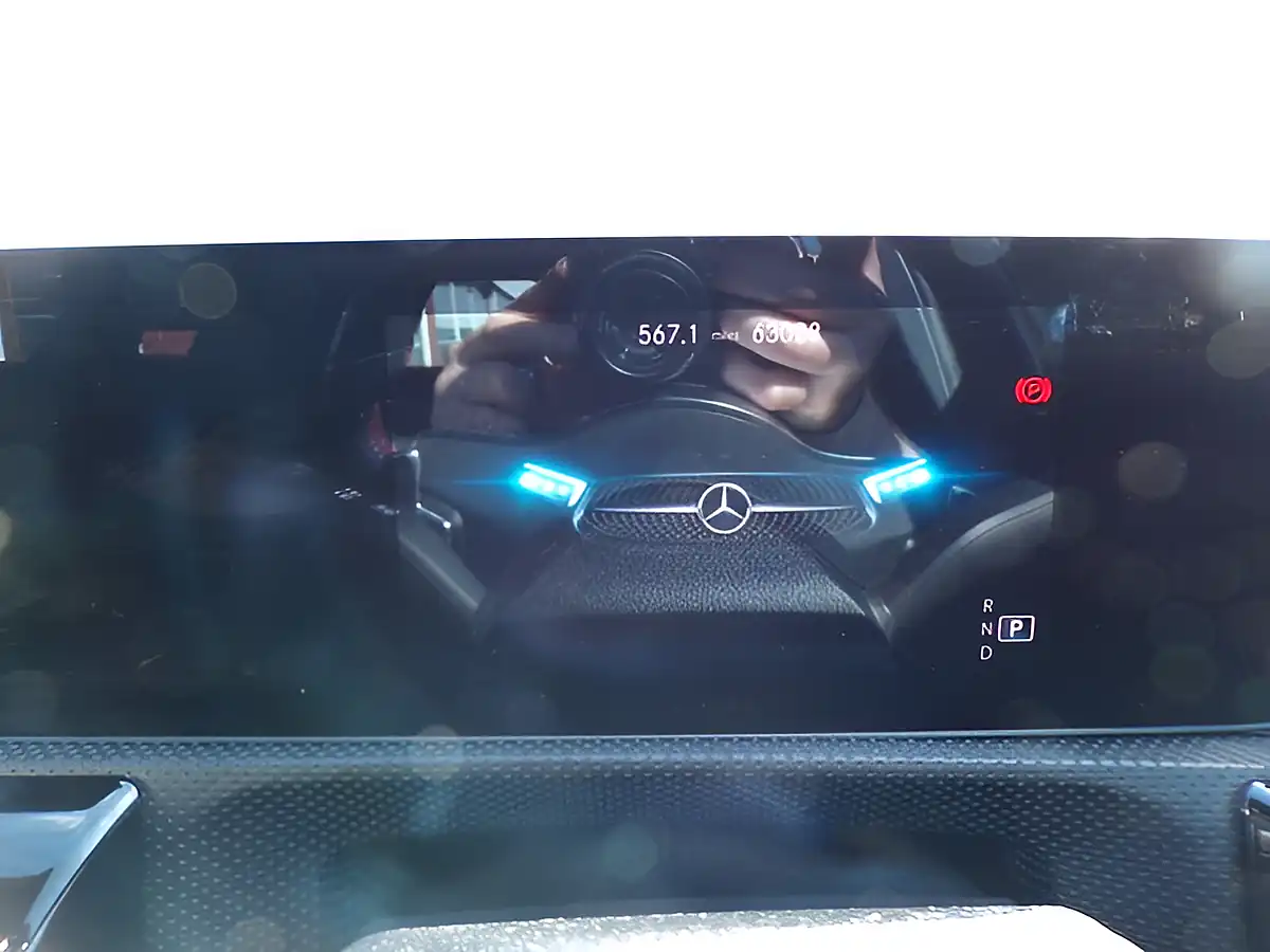 Used 2018 Mercedes-Benz a Class AMG Line Executive Red - Interior and Exterior details 17