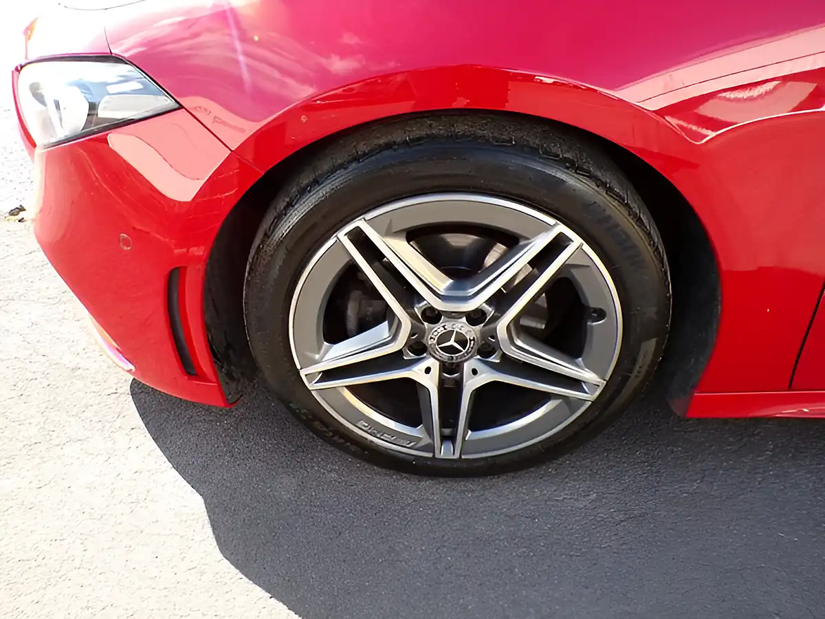 Used 2018 Mercedes-Benz a Class AMG Line Executive Red - Interior and Exterior details 19