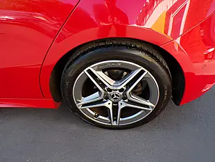 Used 2018 Mercedes-Benz a Class AMG Line Executive Red - Interior and Exterior details 20