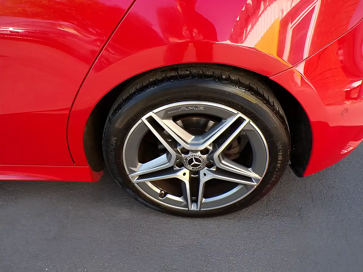 Used 2018 Mercedes-Benz a Class AMG Line Executive Red - Interior and Exterior details 20