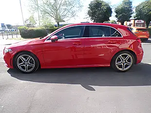 Used 2018 Mercedes-Benz a Class AMG Line Executive Red - Interior and Exterior details 8