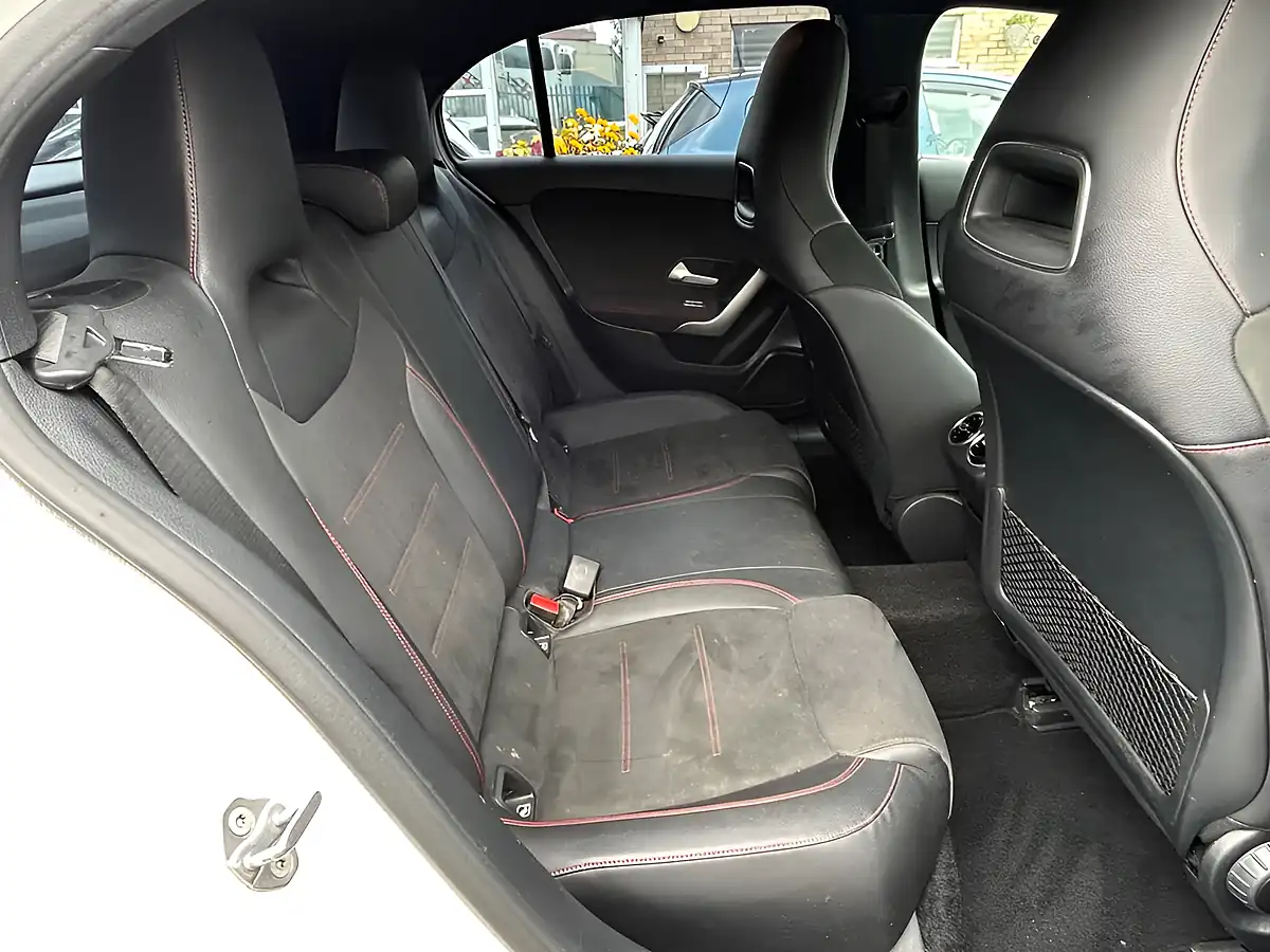 Used 2018 Mercedes-Benz a Class AMG Line Executive White - Interior and Exterior details 12