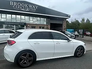 Used 2018 Mercedes-Benz a Class AMG Line Executive White - Interior and Exterior details 3