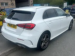 Used 2018 Mercedes-Benz a Class AMG Line Executive White - Interior and Exterior details 5