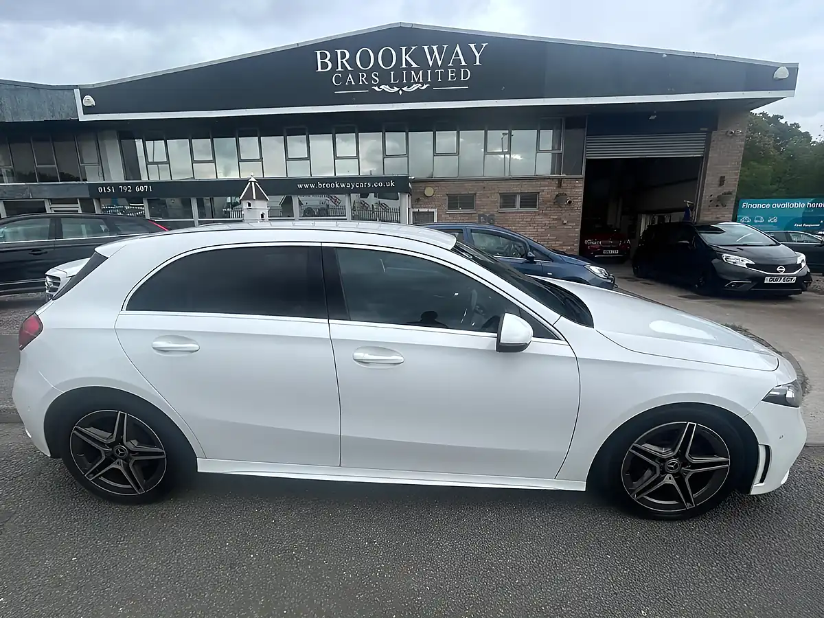 Used 2018 Mercedes-Benz a Class AMG Line Executive White - Interior and Exterior details 6