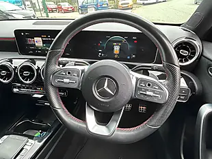 Used 2018 Mercedes-Benz a Class AMG Line Executive White - Interior and Exterior details 8