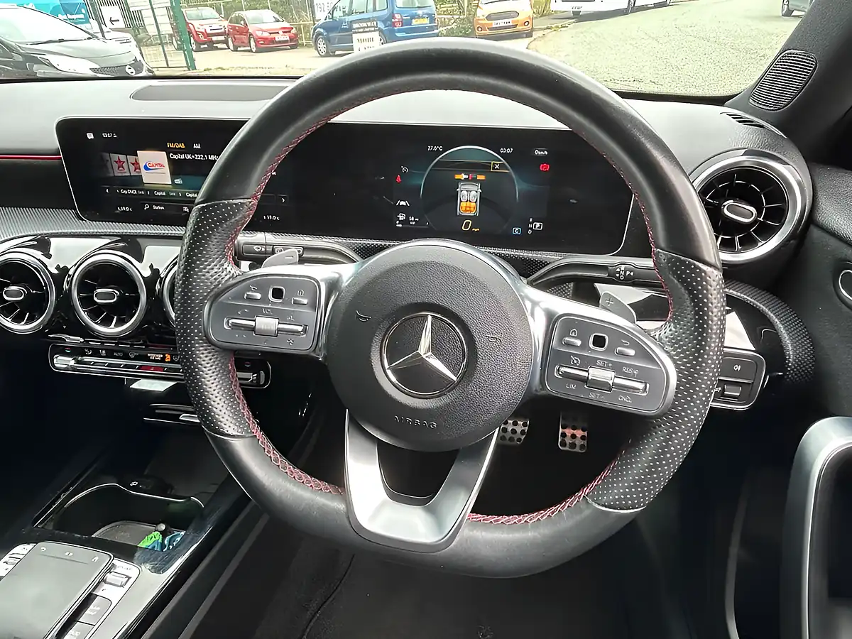 Used 2018 Mercedes-Benz a Class AMG Line Executive White - Interior and Exterior details 8