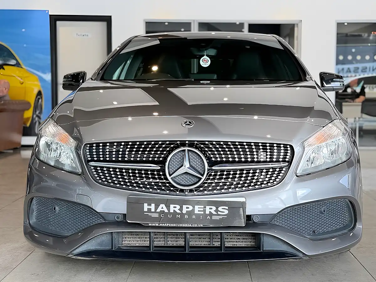 Used 2018 Mercedes-Benz a Class AMG Line Grey - Interior and Exterior details 2