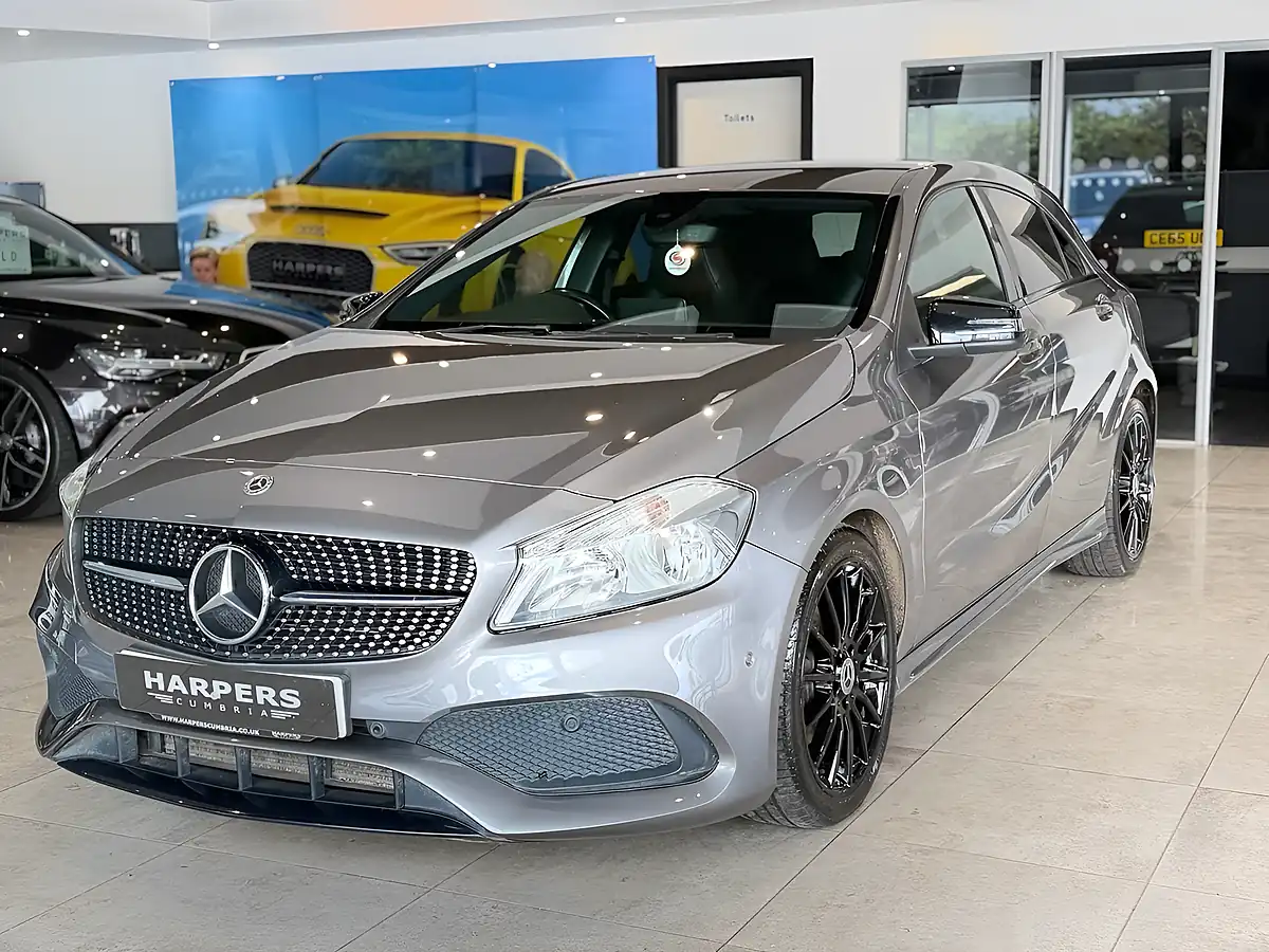 Used 2018 Mercedes-Benz a Class AMG Line Grey - Interior and Exterior details 3