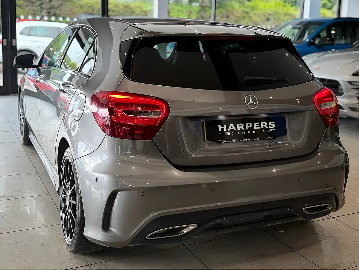 Used 2018 Mercedes-Benz a Class AMG Line Grey - Interior and Exterior details 6