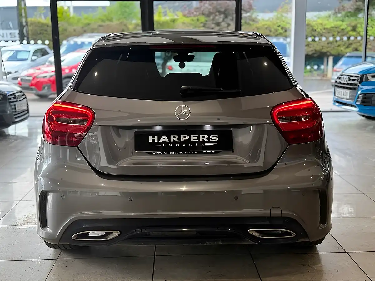 Used 2018 Mercedes-Benz a Class AMG Line Grey - Interior and Exterior details 7