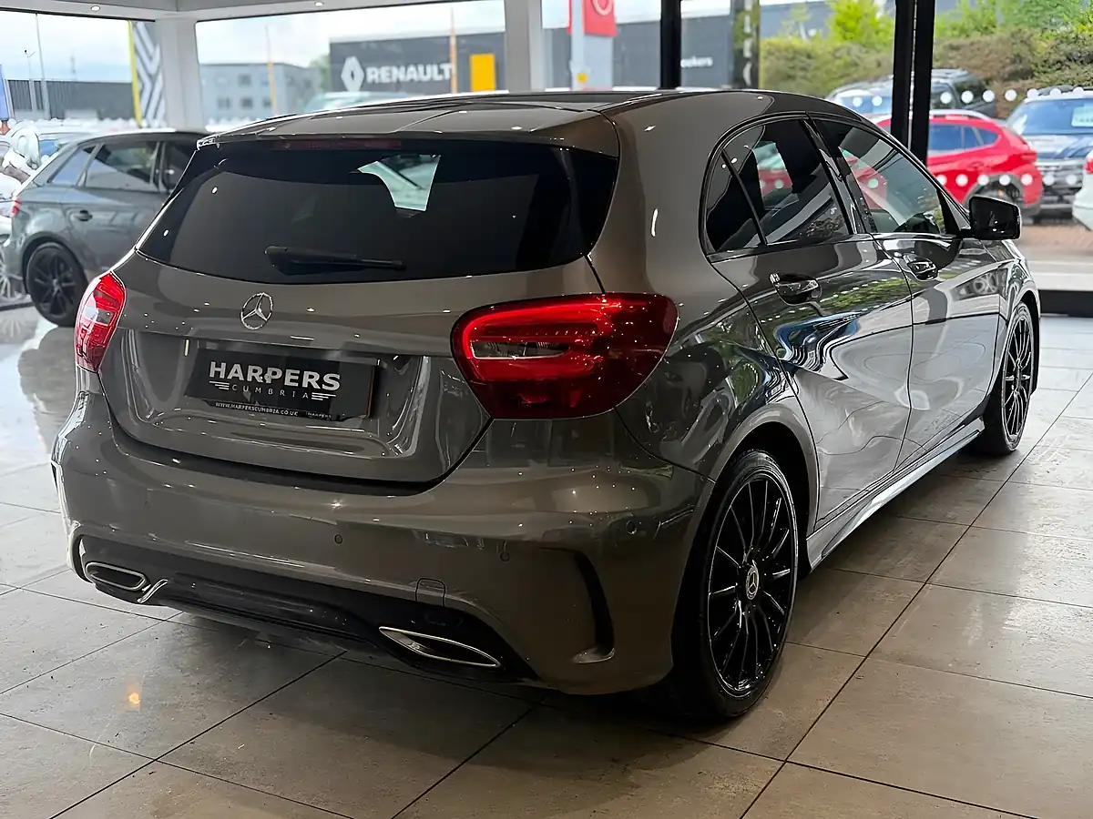 Used 2018 Mercedes-Benz a Class AMG Line Grey - Interior and Exterior details 8