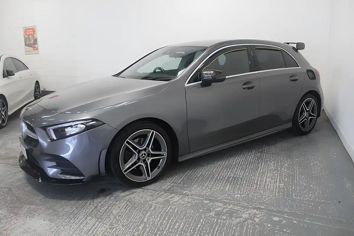 Used 2018 Mercedes-Benz a Class AMG Line Grey - Interior and Exterior details 4