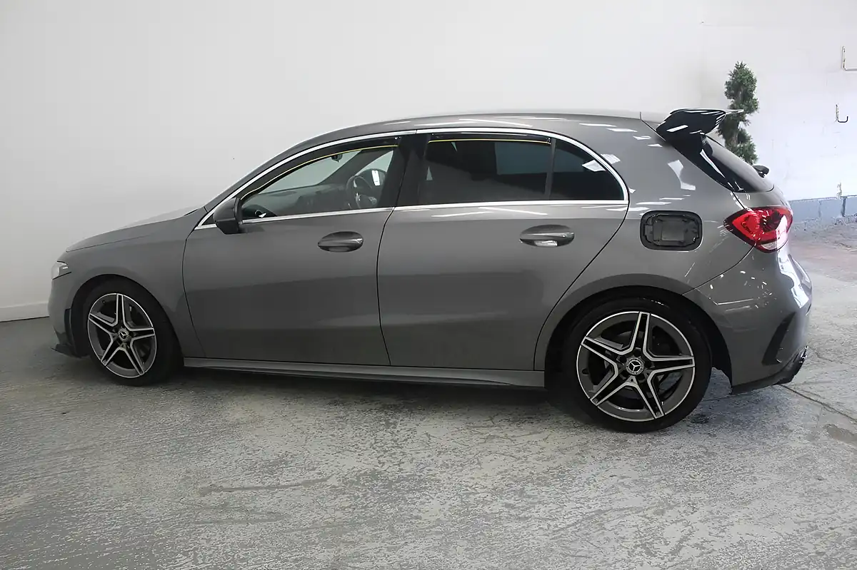 Used 2018 Mercedes-Benz a Class AMG Line Grey - Interior and Exterior details 7