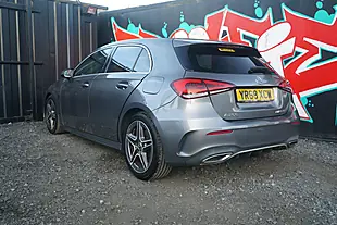 Used 2018 Mercedes-Benz a Class AMG Line Grey - Interior and Exterior details 10