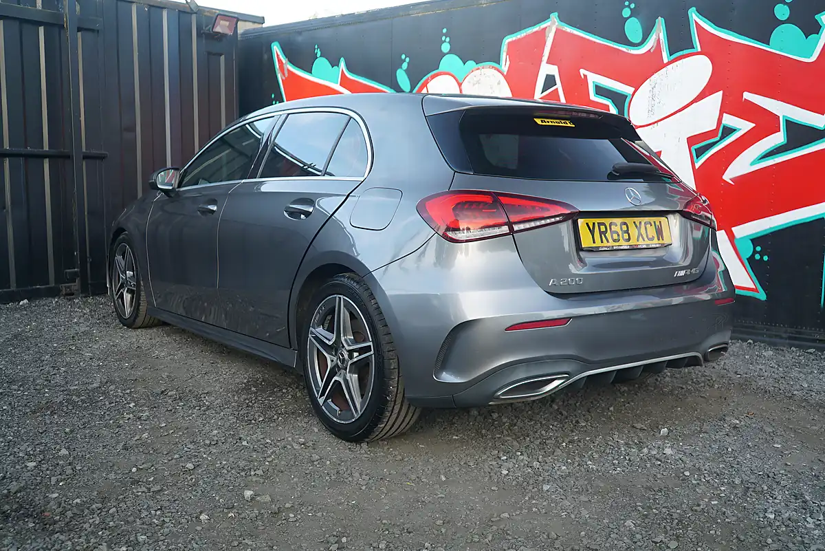 Used 2018 Mercedes-Benz a Class AMG Line Grey - Interior and Exterior details 10