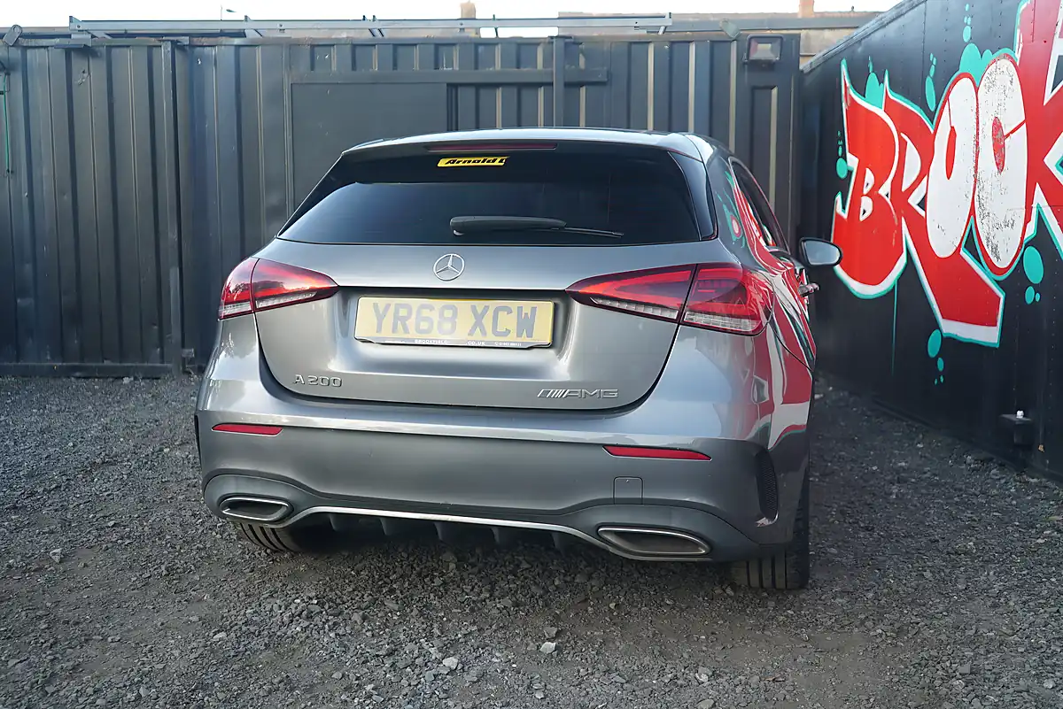 Used 2018 Mercedes-Benz a Class AMG Line Grey - Interior and Exterior details 11