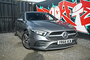 Used 2018 Mercedes-Benz a Class AMG Line Grey - Interior and Exterior details 2