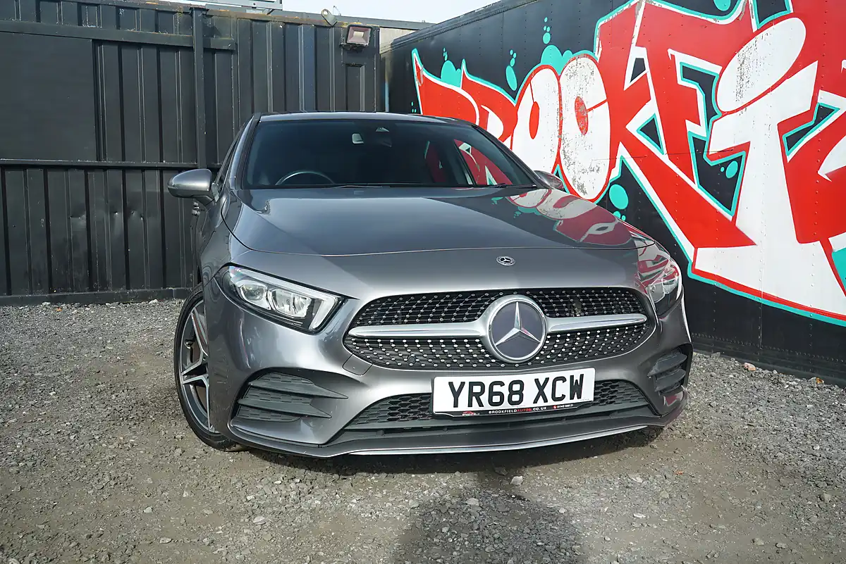 Used 2018 Mercedes-Benz a Class AMG Line Grey - Interior and Exterior details 3