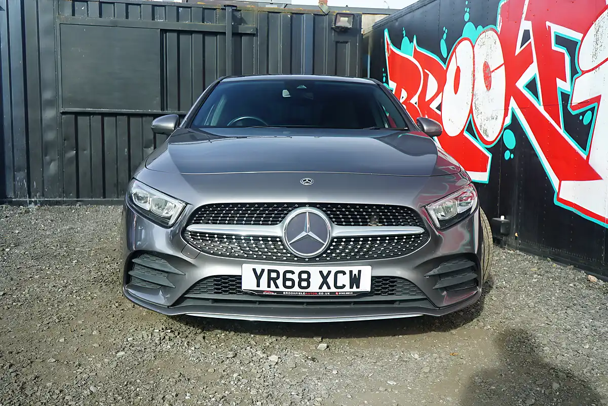 Used 2018 Mercedes-Benz a Class AMG Line Grey - Interior and Exterior details 4