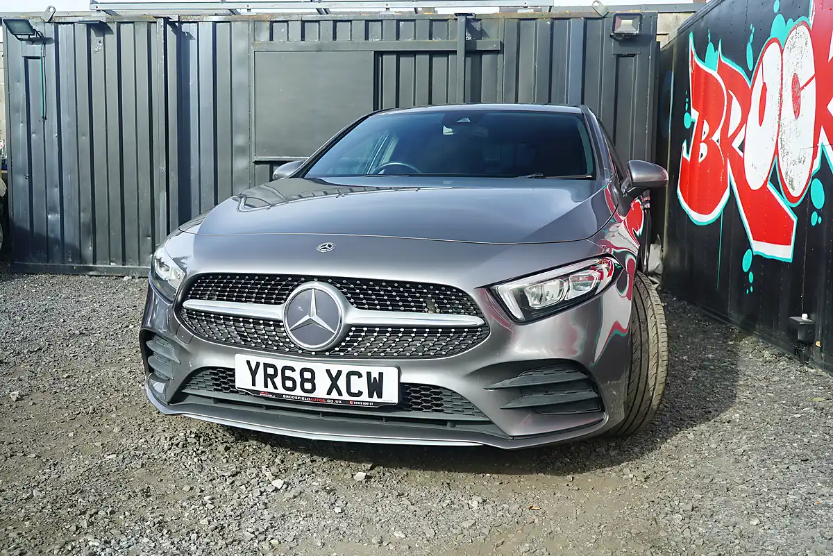 Used 2018 Mercedes-Benz a Class AMG Line Grey - Interior and Exterior details 5