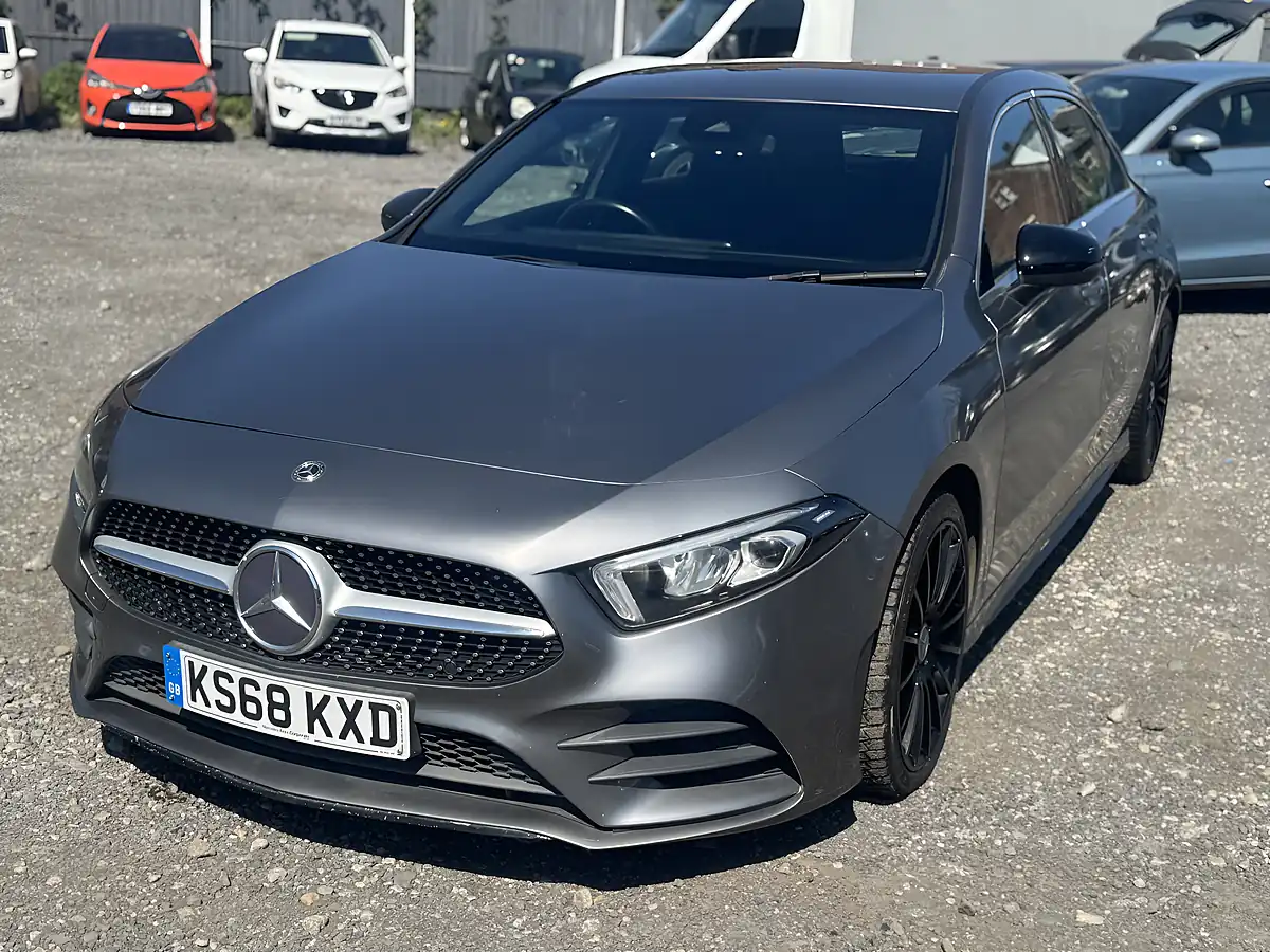 Used 2018 Mercedes-Benz a Class AMG Line Grey - Interior and Exterior details 3