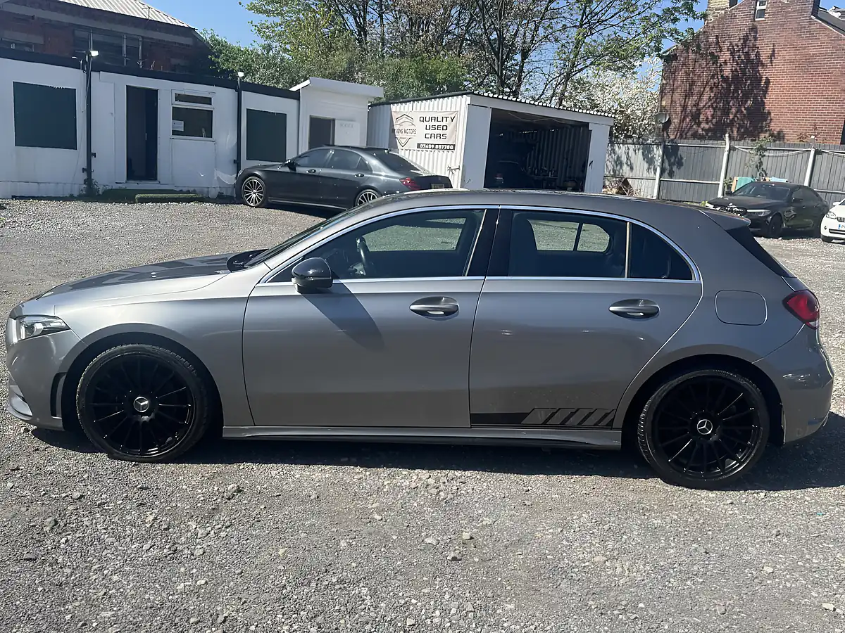 Used 2018 Mercedes-Benz a Class AMG Line Grey - Interior and Exterior details 4