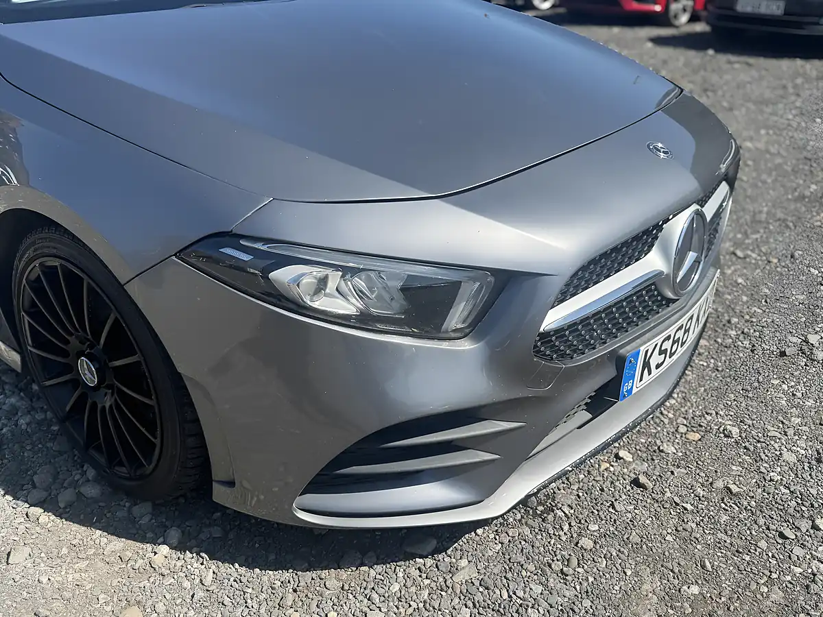 Used 2018 Mercedes-Benz a Class AMG Line Grey - Interior and Exterior details 9