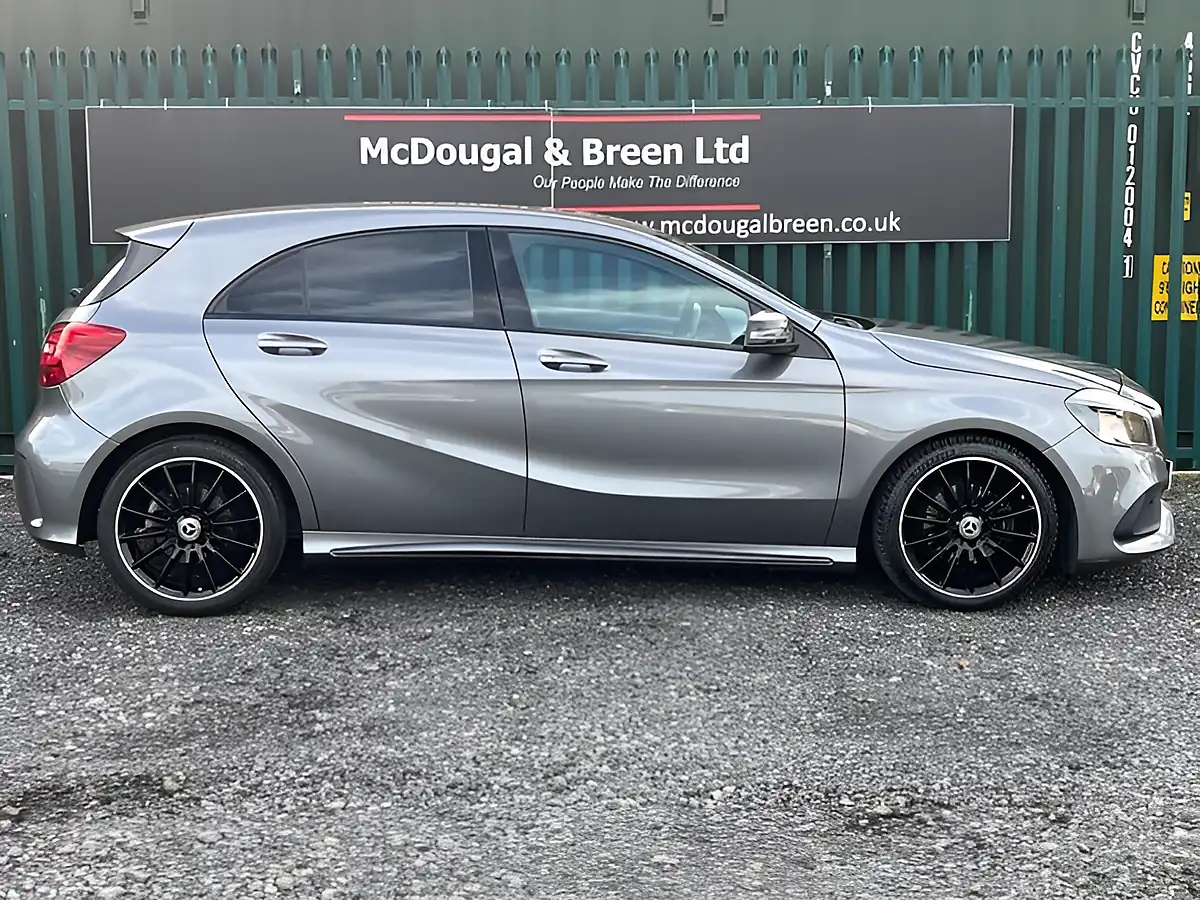 Used 2018 Mercedes-Benz a Class AMG Line Grey - Interior and Exterior details 6
