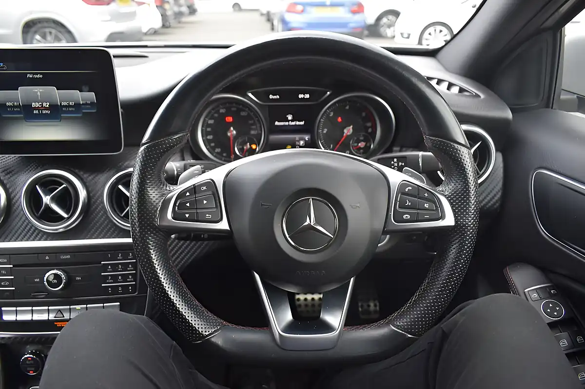 Used 2018 Mercedes-Benz a-Class AMG Line Polar Silver - Interior and Exterior details 12