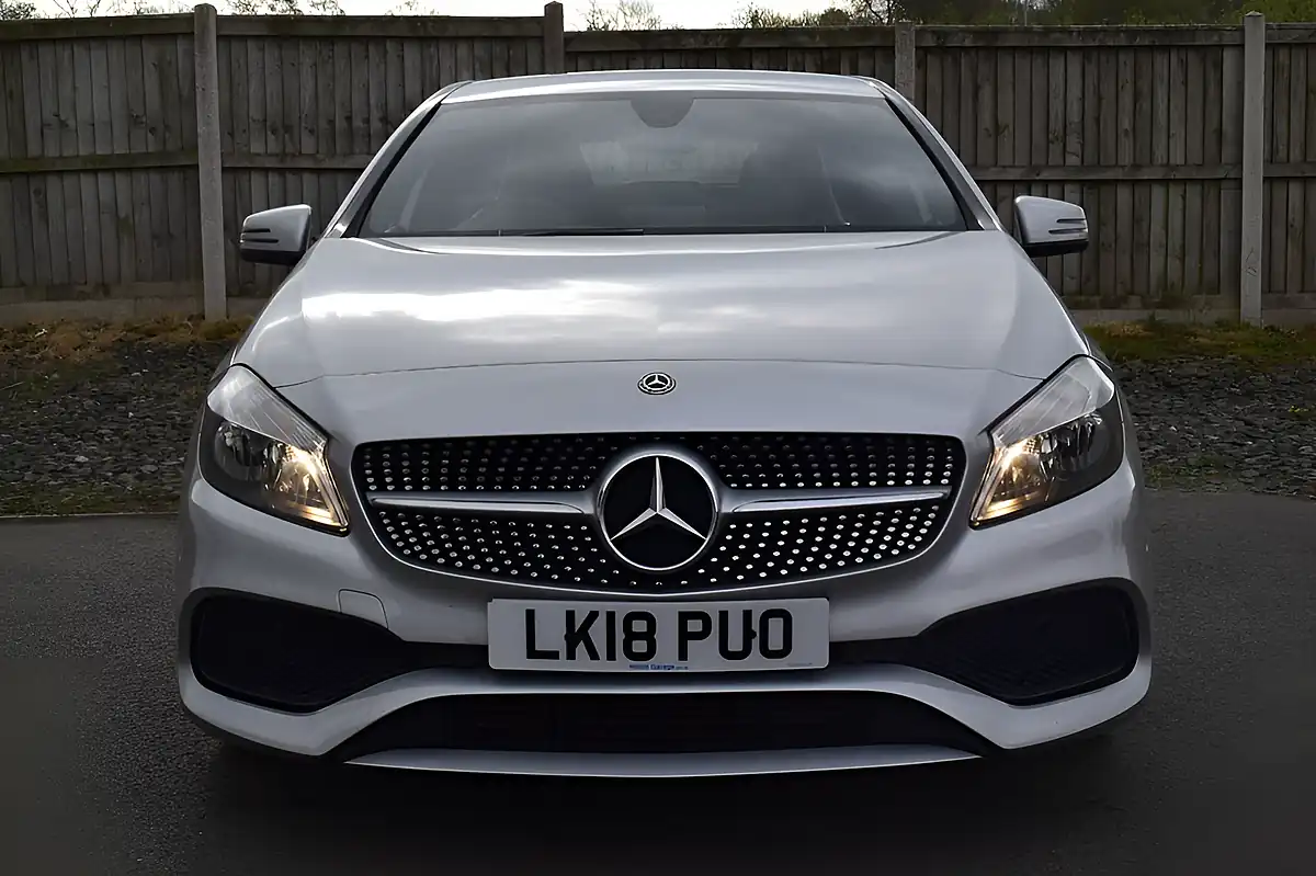 Used 2018 Mercedes-Benz a-Class AMG Line Polar Silver - Interior and Exterior details 2