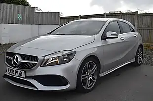Used 2018 Mercedes-Benz a-Class AMG Line Polar Silver - Interior and Exterior details 3