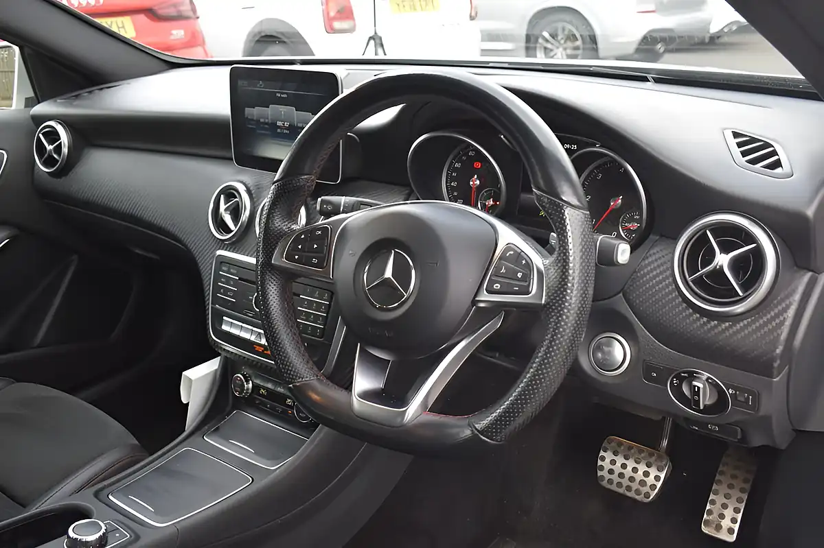 Used 2018 Mercedes-Benz a-Class AMG Line Polar Silver - Interior and Exterior details 5
