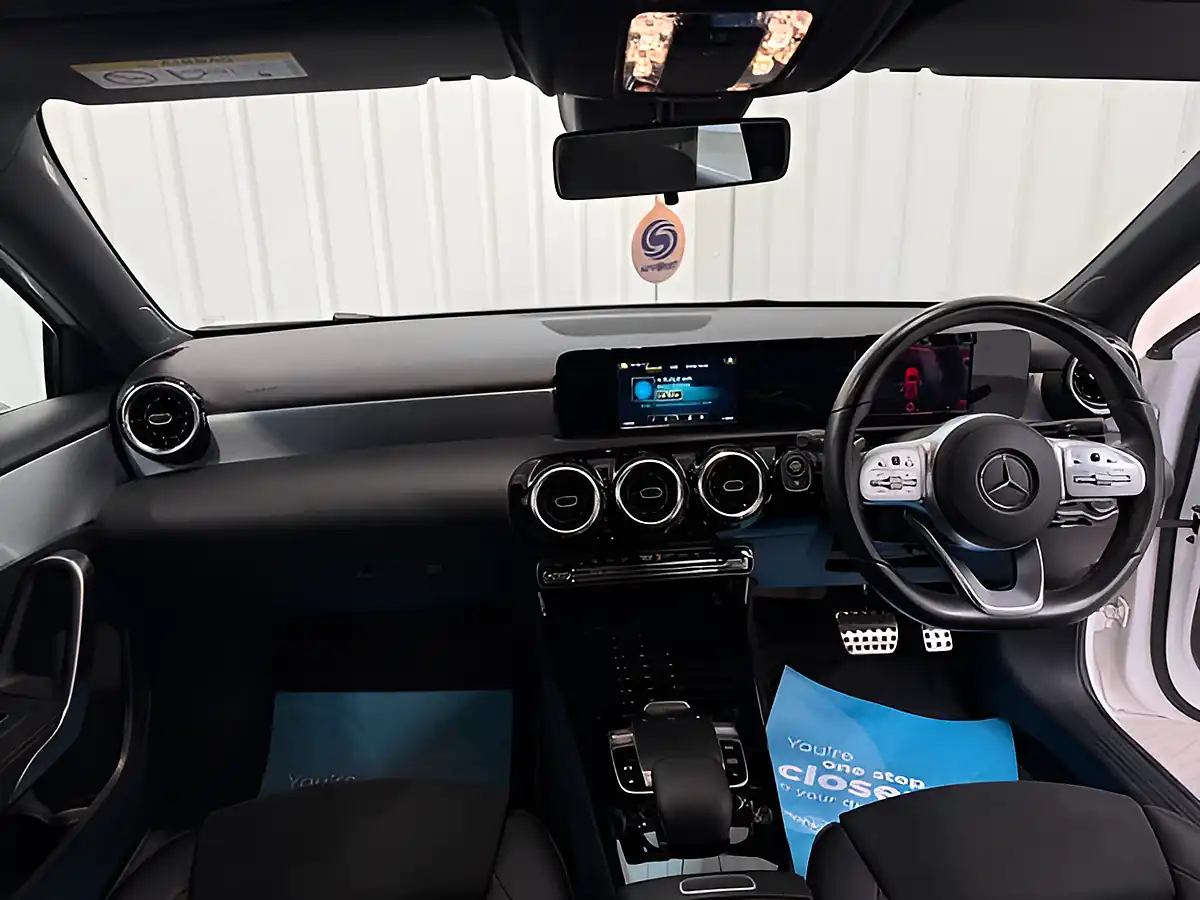 Used 2018 Mercedes-Benz a-Class AMG Line Polar White - Interior and Exterior details 13