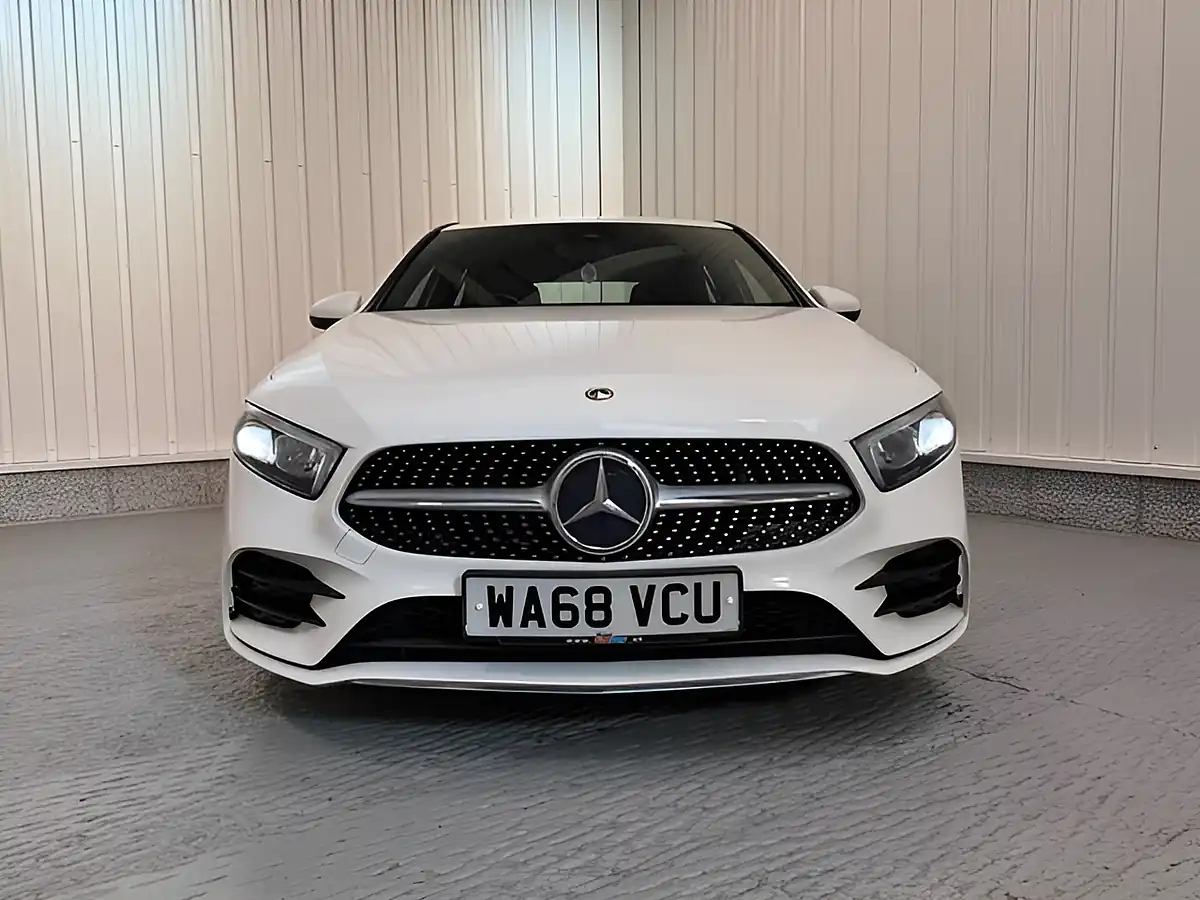 Used 2018 Mercedes-Benz a-Class AMG Line Polar White - Interior and Exterior details 2