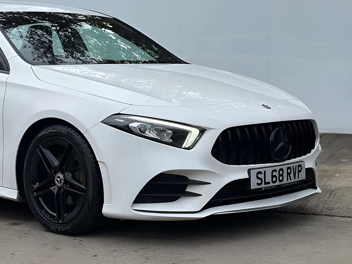 Used 2018 Mercedes-Benz a Class AMG Line Polar White - Interior and Exterior details 2