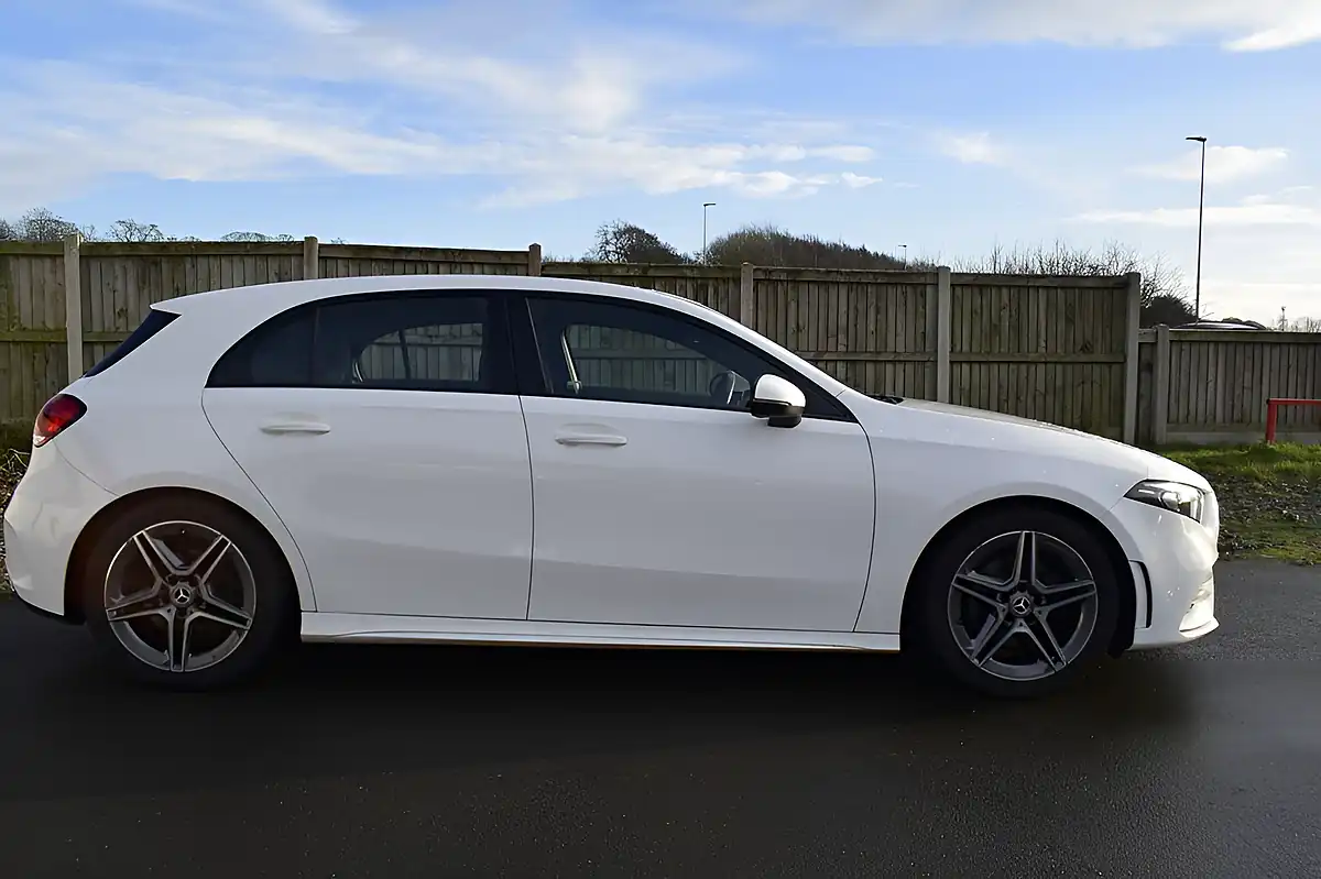 Used 2018 Mercedes-Benz a-Class AMG Line Polar White - Interior and Exterior details 10