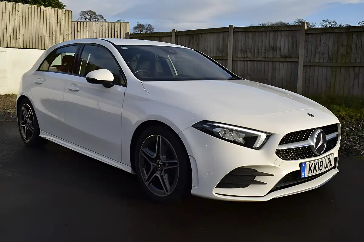 Used 2018 Mercedes-Benz a-Class AMG Line Polar White - Interior and Exterior details 11
