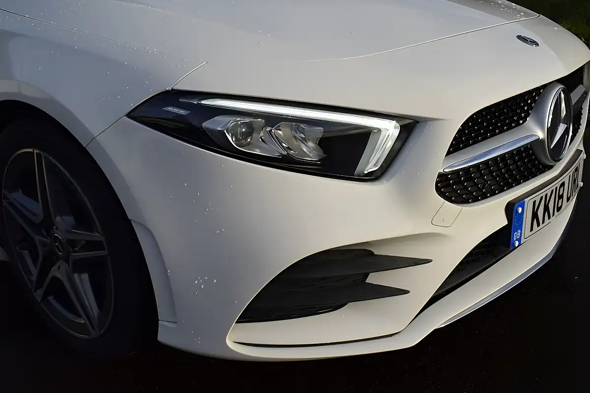 Used 2018 Mercedes-Benz a-Class AMG Line Polar White - Interior and Exterior details 12