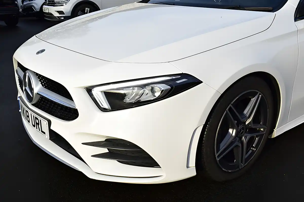 Used 2018 Mercedes-Benz a-Class AMG Line Polar White - Interior and Exterior details 14