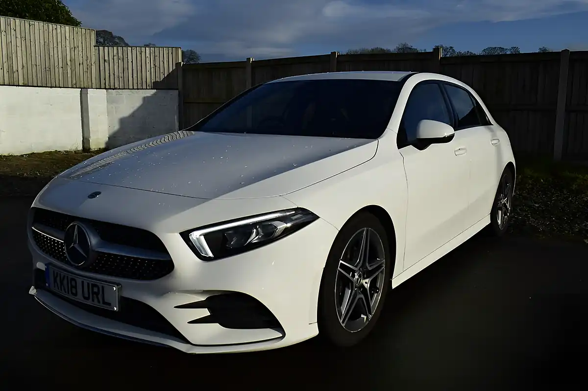 Used 2018 Mercedes-Benz a-Class AMG Line Polar White - Interior and Exterior details 3