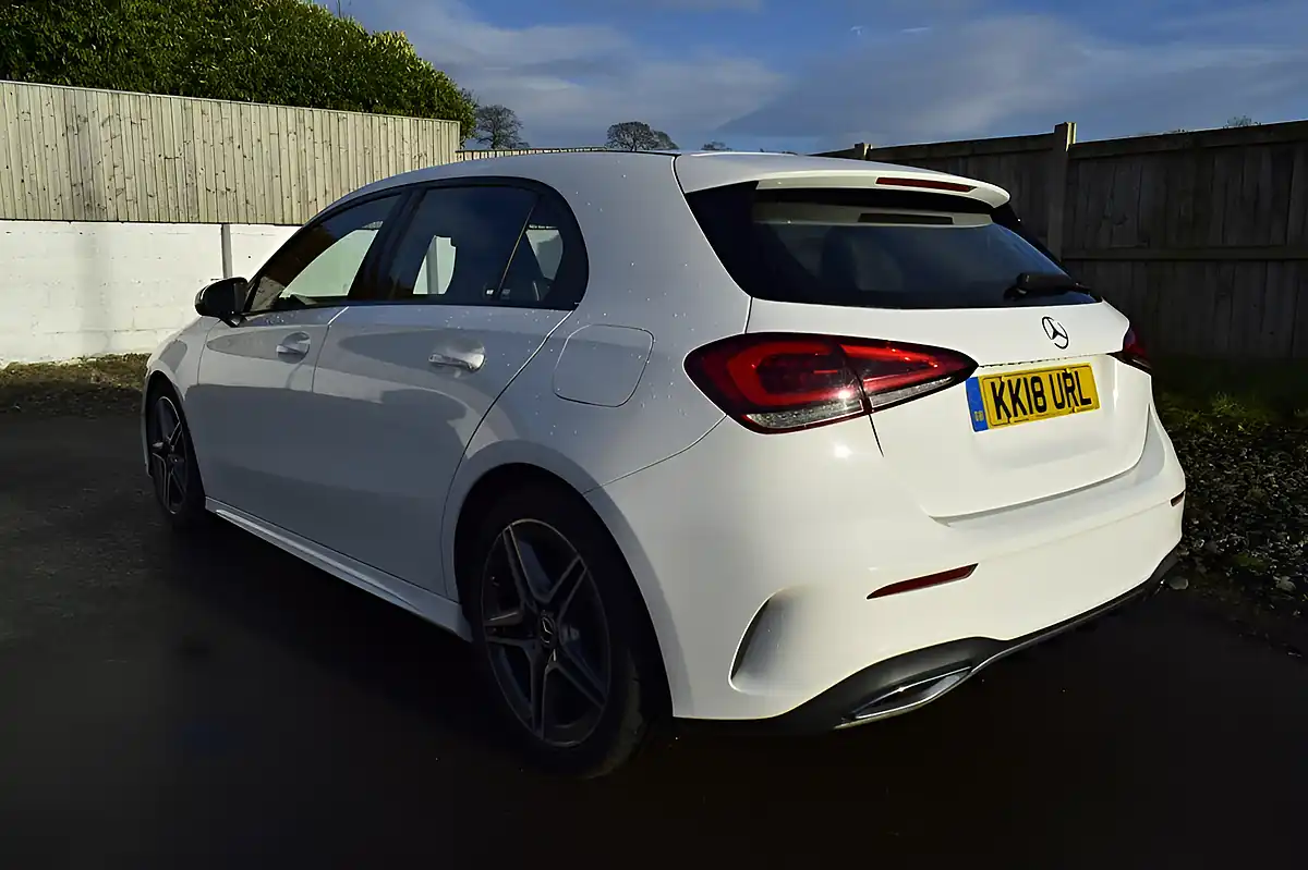 Used 2018 Mercedes-Benz a-Class AMG Line Polar White - Interior and Exterior details 4
