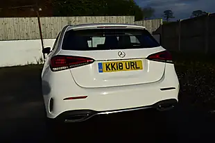 Used 2018 Mercedes-Benz a-Class AMG Line Polar White - Interior and Exterior details 6