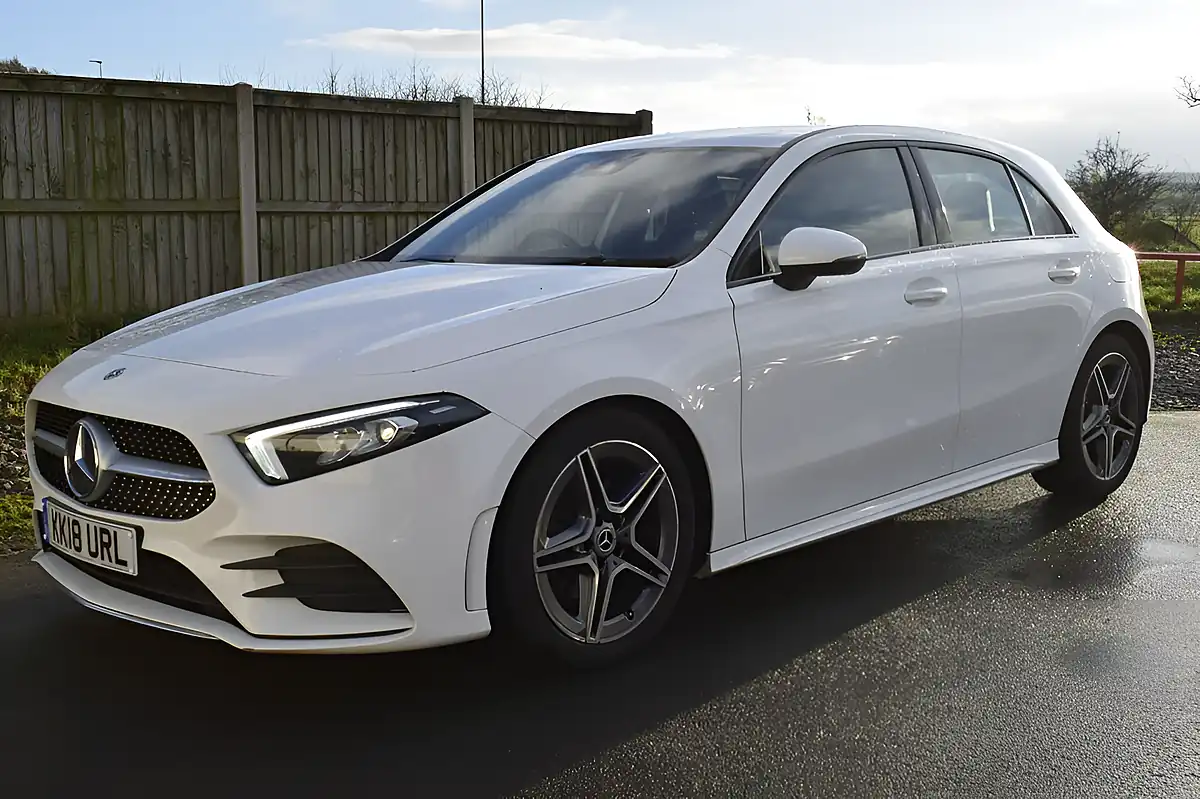 Used 2018 Mercedes-Benz a-Class AMG Line Polar White - Interior and Exterior details 8