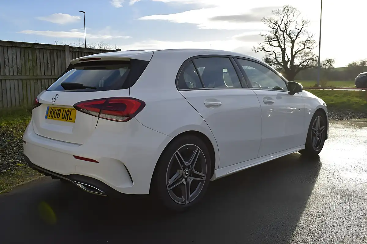 Used 2018 Mercedes-Benz a-Class AMG Line Polar White - Interior and Exterior details 9