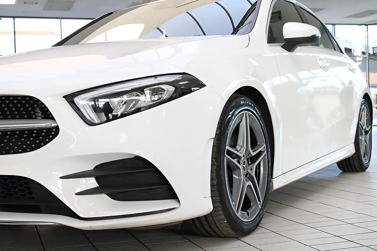 Used 2018 Mercedes-Benz a-Class AMG Line Polar White - Interior and Exterior details 14