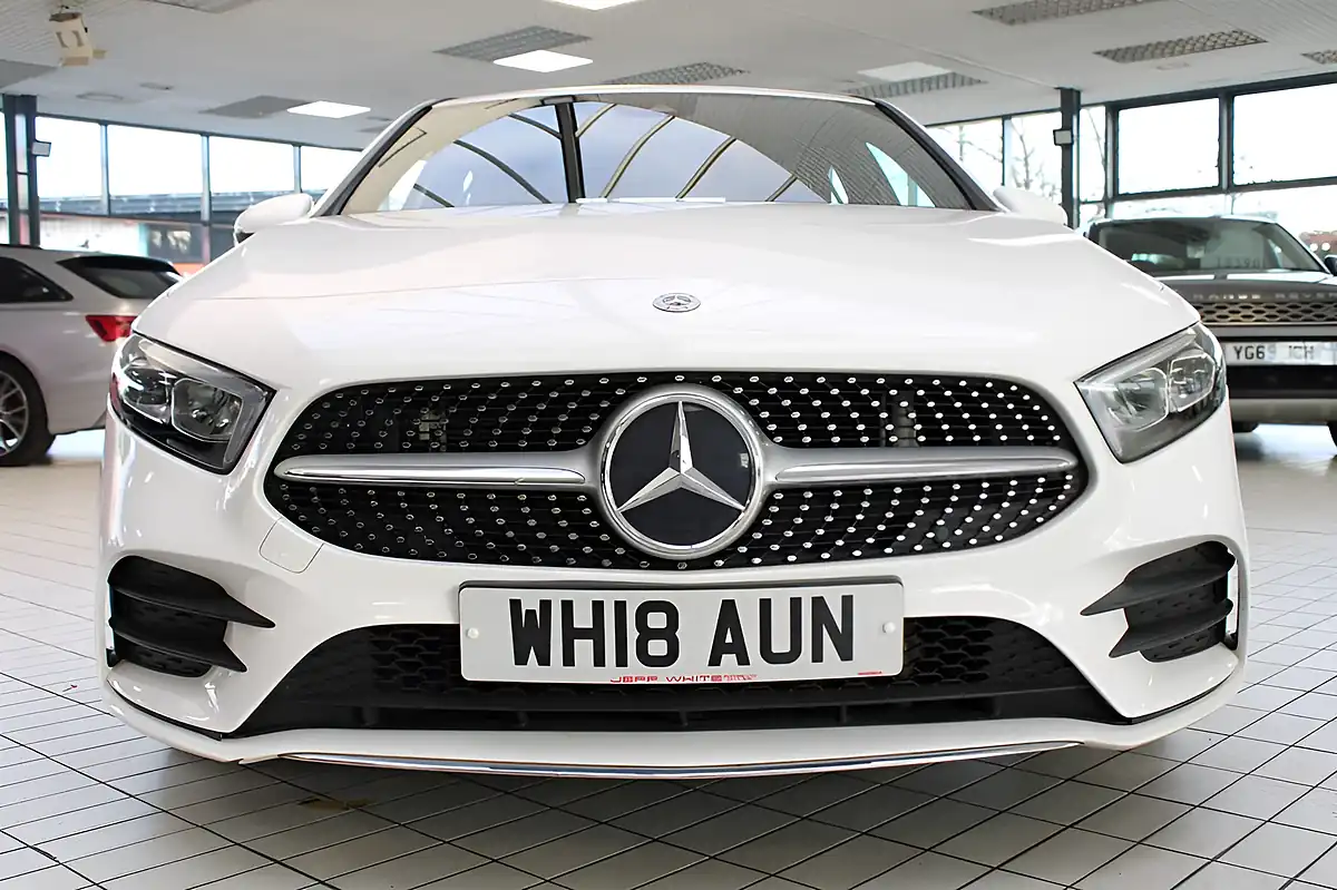 Used 2018 Mercedes-Benz a-Class AMG Line Polar White - Interior and Exterior details 16
