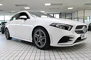 Used 2018 Mercedes-Benz a-Class AMG Line Polar White - Interior and Exterior details 18